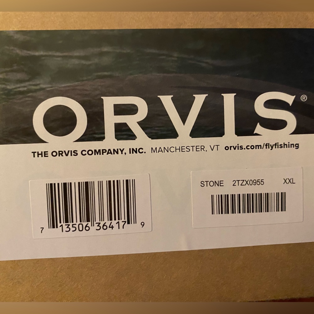 Men’s Orvis Clearwater waders XXL. WORN ONCE NEVER IN WATER